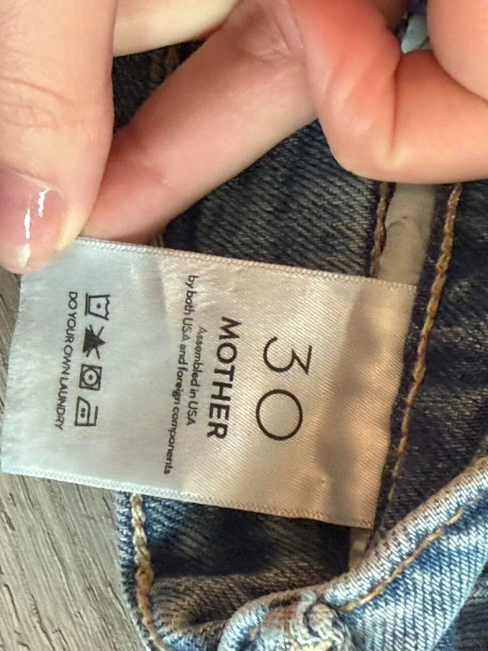 Mother Women's Blue Jeans